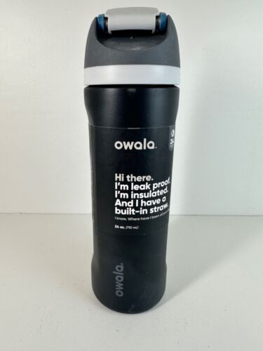 Owala FreeSip 24 oz. Vacuum Insulated Stainless Steel Water Bottle READ