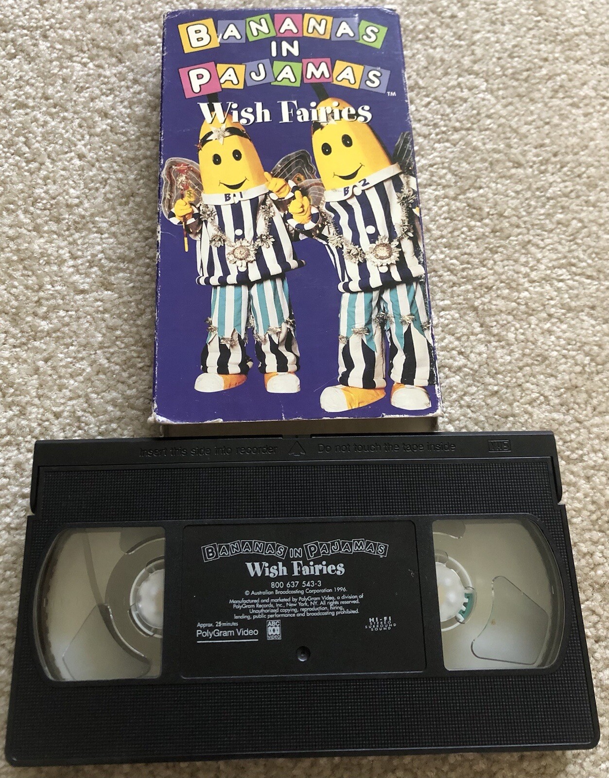 Lot of 7 Bananas in Pajamas VHS Wish Fairies, Play Time, Big Parade, Monster eBay