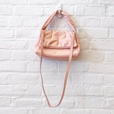 Persaman New York || Madeline Convertible Shoulder Bag Quilted Slouchy Pink