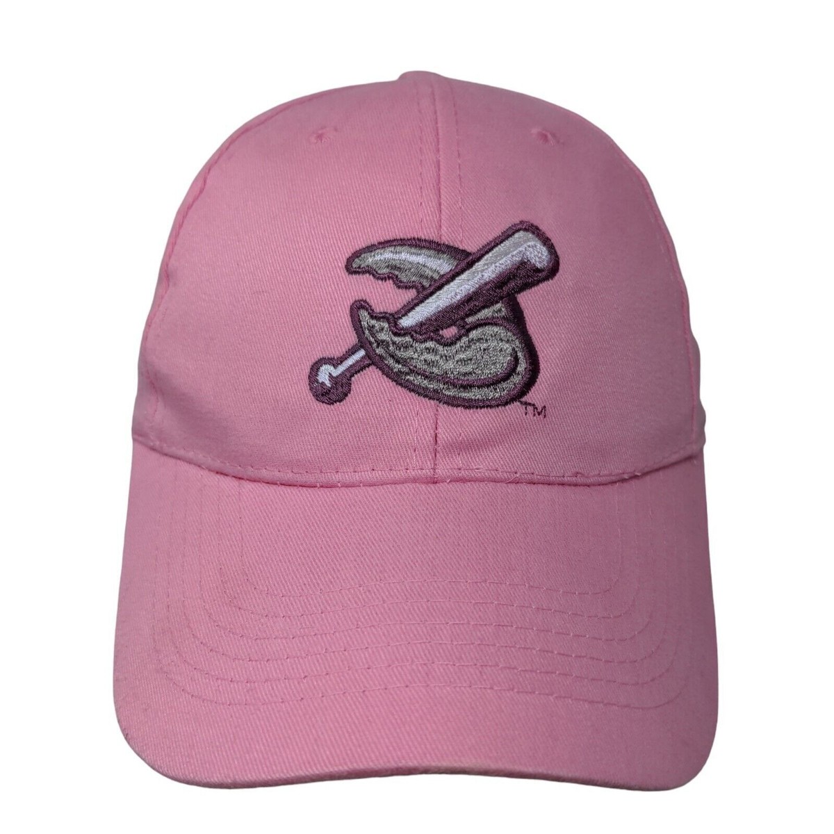 Unbranded Women's Strapback Hat Pink Size 58CM Embroidered Crab