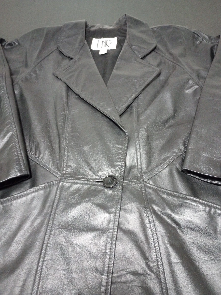 Lnr top leather coat