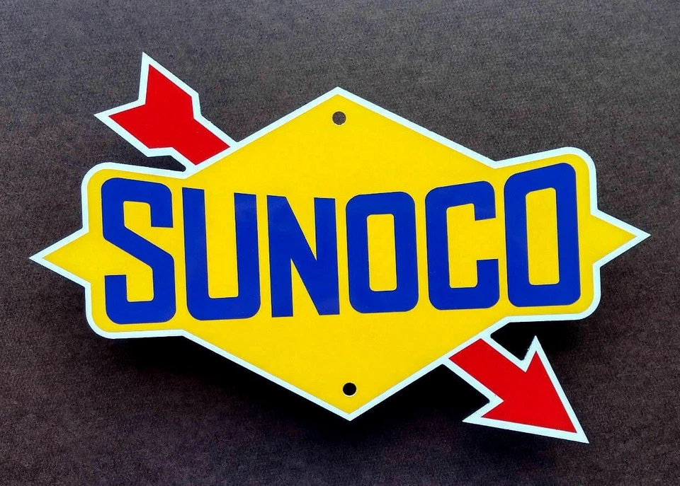 SUNOCO SIGN - Garage Decor - NASCAR - Racing Logo - Automobilia - Petrolania - Image 2 of 4