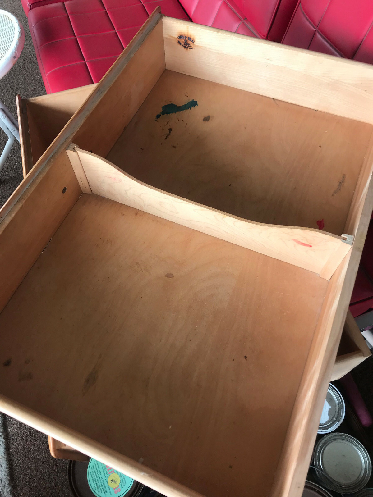 Vintage Thomas P Beals Portland Maine 8 Drawer Low Boy Dresser