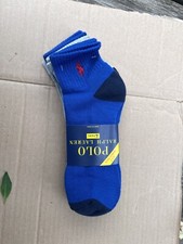 POLO RALPH LAUREN Men's Socks 4 Pairs sock Size 10-13 fits shoe 6-12.5