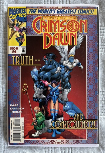 MARVEL COMICS PSYLOCKE AND ARCHANGEL: CRIMSON DAWN #4 1997 (9.0 VF/NM)