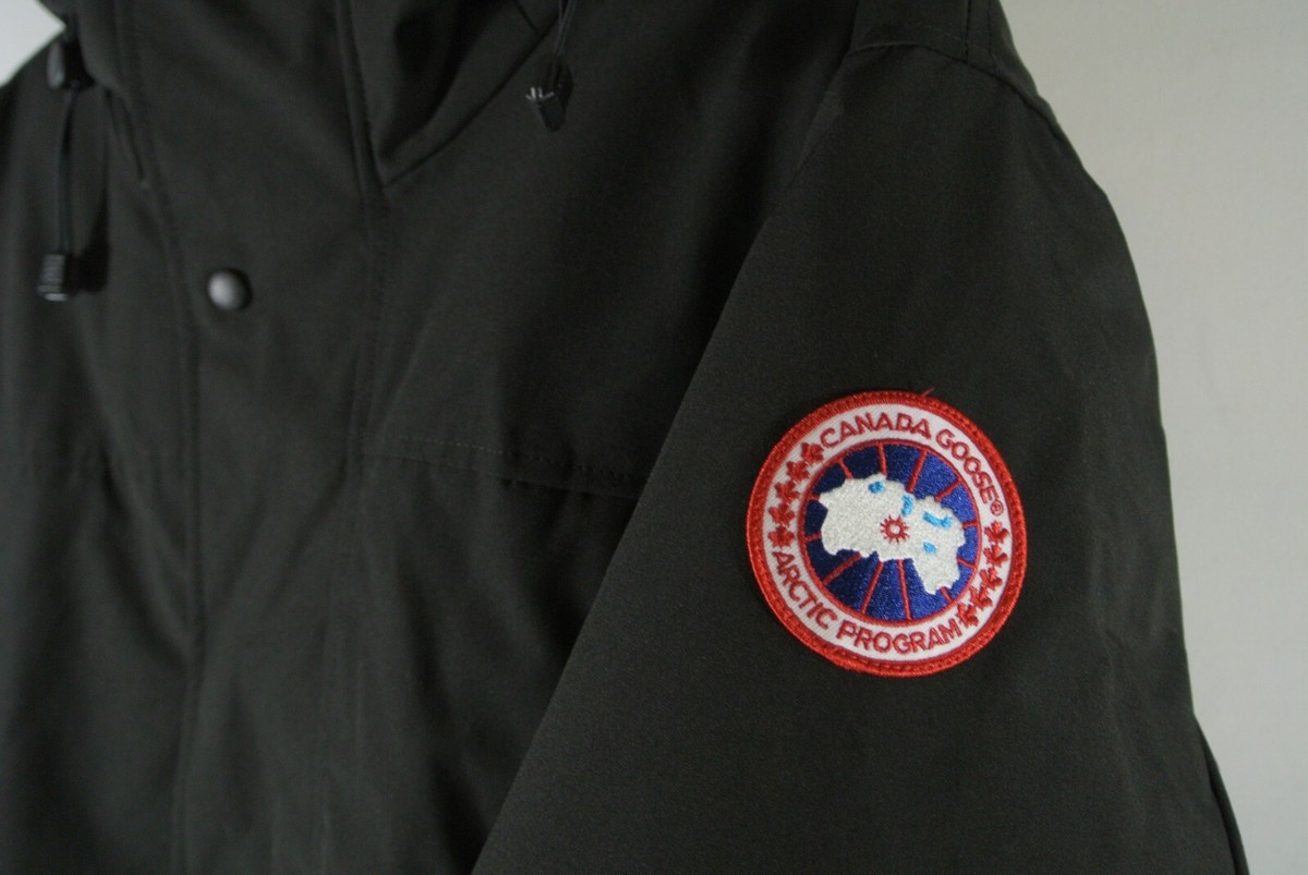 NEW Men's Canada Goose 3400M SANFORD Parka - Black- size L #DC89