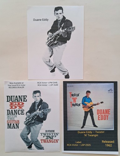 Duane Eddy "Twistin' 'N' Twangin'(1962)RCA, LSP-2525,LP, W/EXTRAS &Free Shipping - Picture 11 of 14