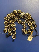 52 Round Disc Buffalo Bone Beads 14-15mm, I.031