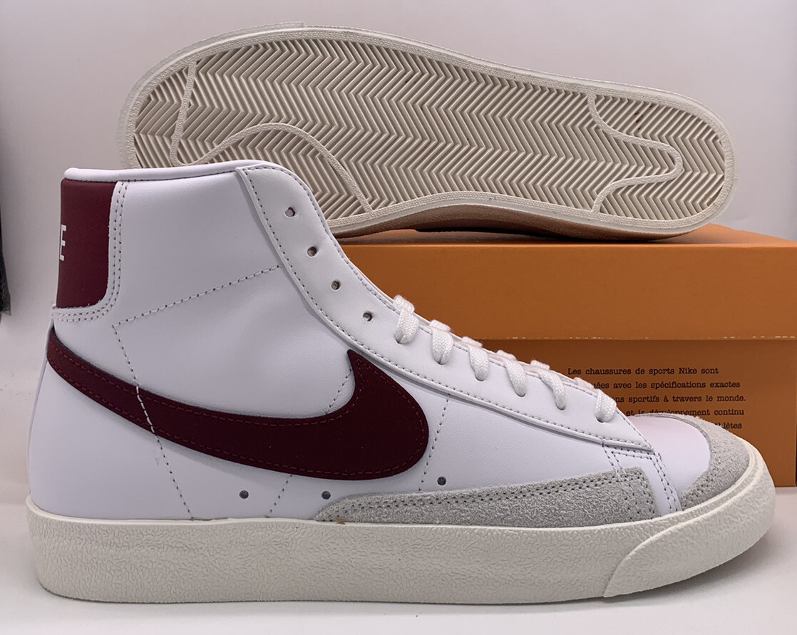 Nike Blazer Mid 77 Ретро Винтажный белый Team Red Sail BQ6806-111 Мужской размер