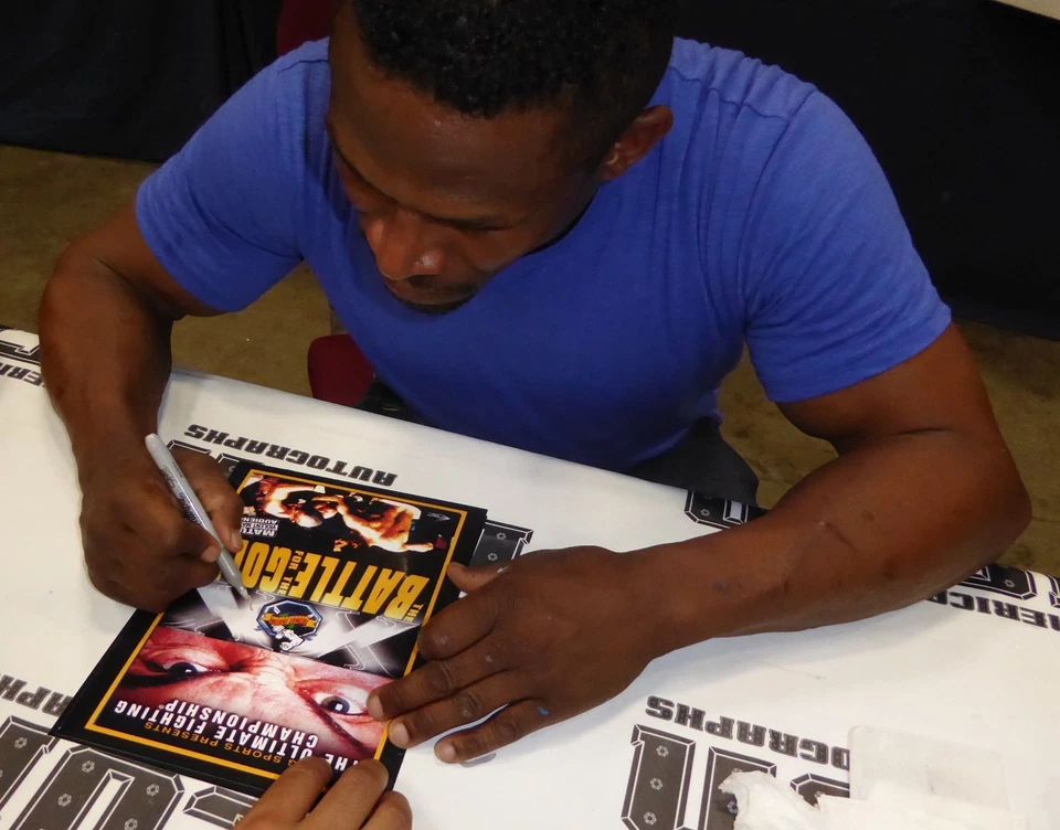 Kevin Randleman & Bas Rutten Signed 8x10 Photo BAS COA UFC 20 Poster Picture SEG - Image 4 of 4