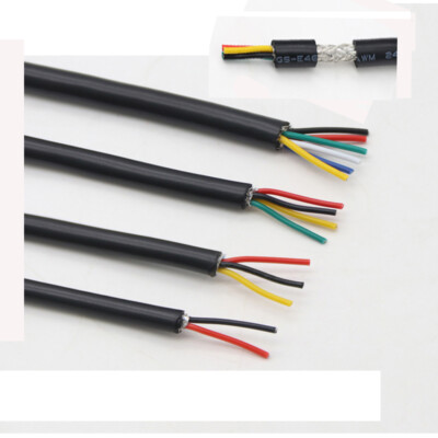 2 3 4 5 6 8 10 Core Multi Core Cable PVC 22AWG 24AWG 26AWG 28AWG Wire UL2464 