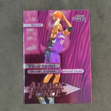 1999-00 Fleer Force Attack Force Vince Carter #1A HOF Toronto Raptors 