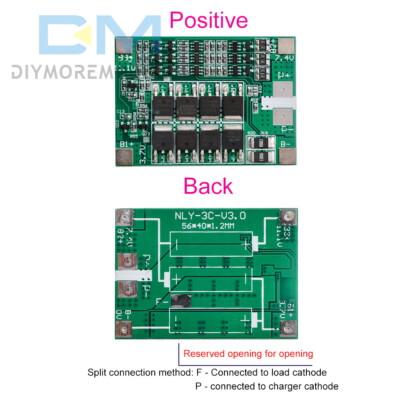 Batteria 36v Scheda Protezione BMS 35A 36V Per Batterie Litio 18650 - Con Bilanciamento E Dissipatore Bms 10s - Foto 2