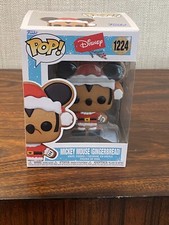 Funko Pop Mickey Mouse Pan de Jengibre 1224 Disney Vacaciones Navidad Figura Vinilo