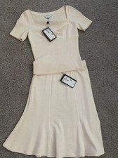 St. John Bright White Set - Skirt & Top