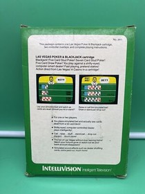 1979 MATTEL ELECTRONICS INTELLIVISION LAS VEGAS BLACKJACK & POKER CARTRIDGE&nbsp;