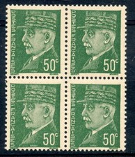 STAMP / TIMBRE FRANCE NEUF N° 508  ** BLOC DE 4 //// CELEBRITE PETAIN