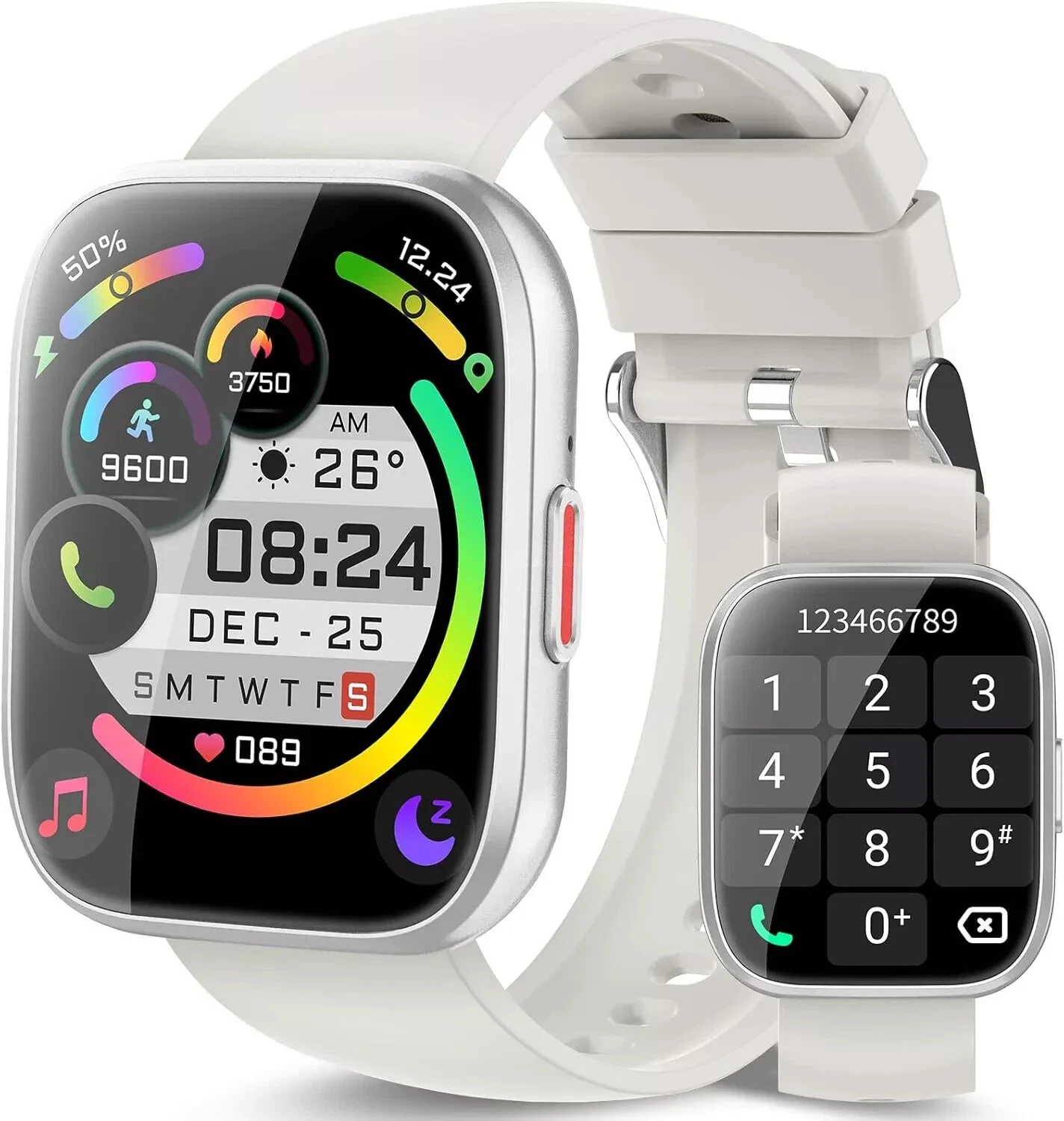 Smart Watch Women Men with Phone Function Wristwatch for iPhone Samsung Huawei