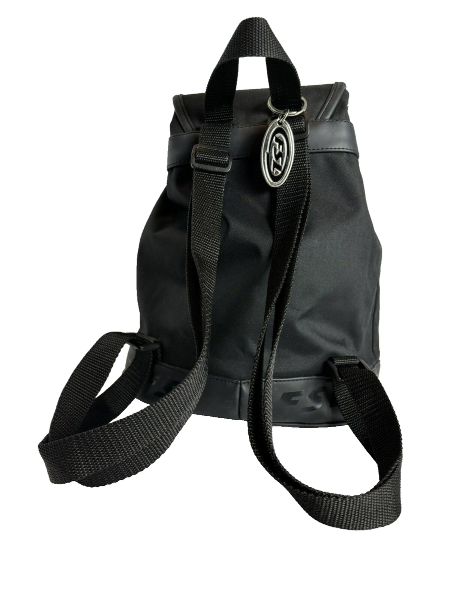 Fossil Black Backpack Drawstring With Flap Closure | eBay display picture 1