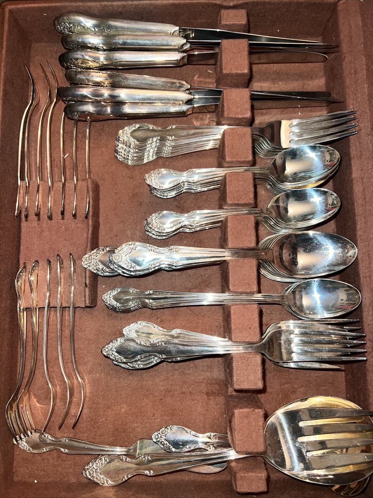 Vintage Naken’s Tarnish Proof Silverware Chest “set” eBay