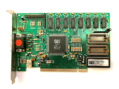 XGL SIS 6202 PCI 1MB GS6202P Silicon Integrated System VGA