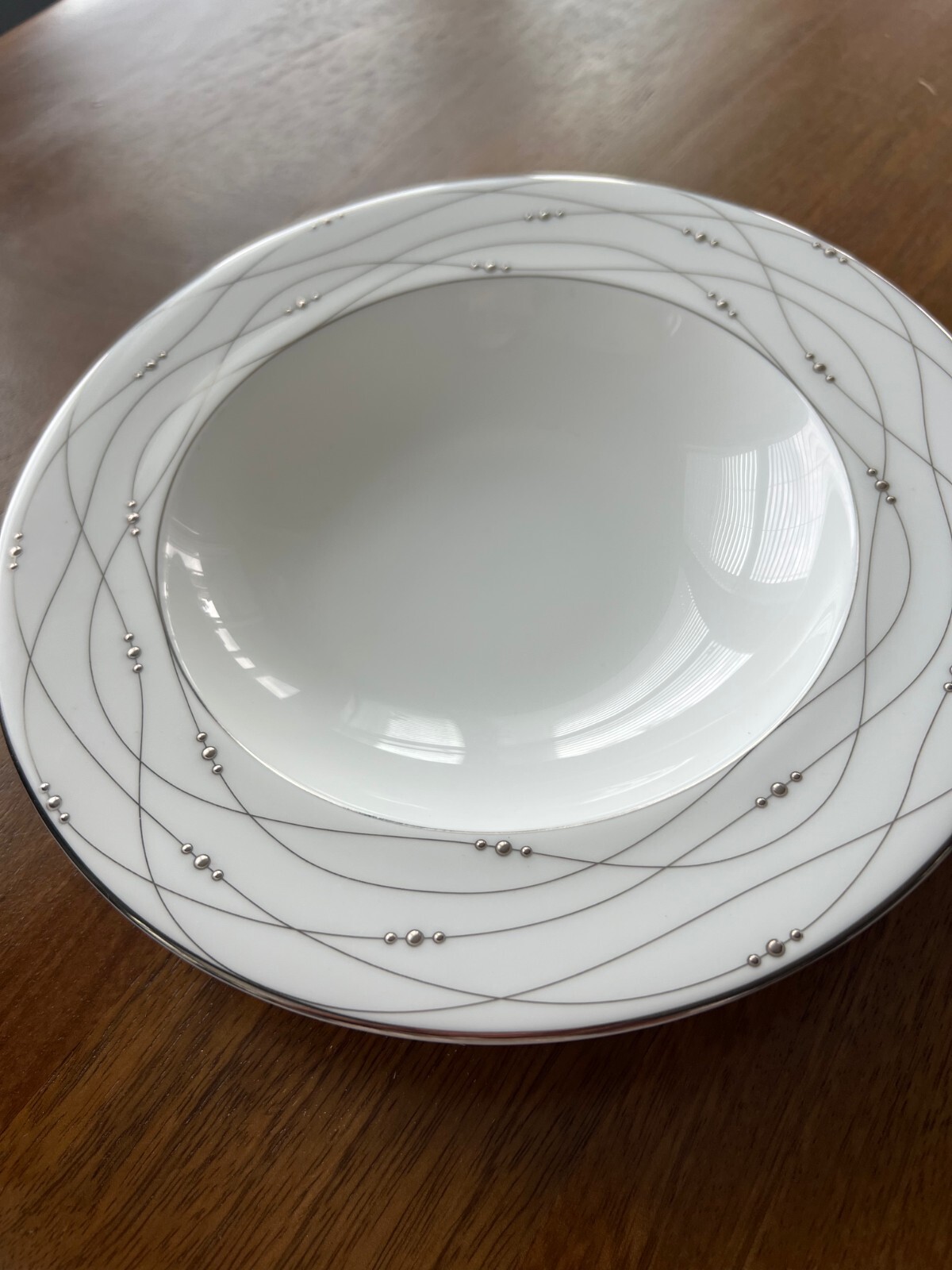 Royal Doulton precious platinum soup bowl