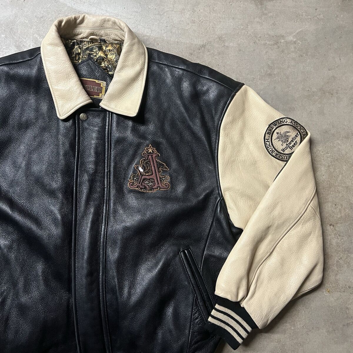 Vintage 90's Budweiser Anheuser Busch Excelled Leather Vintage 90's Budweiser Anheuser Busch Excelled Leather