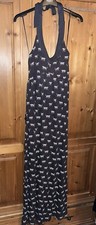 Fat Face Halter Neck Maxi Dress - Size 10
