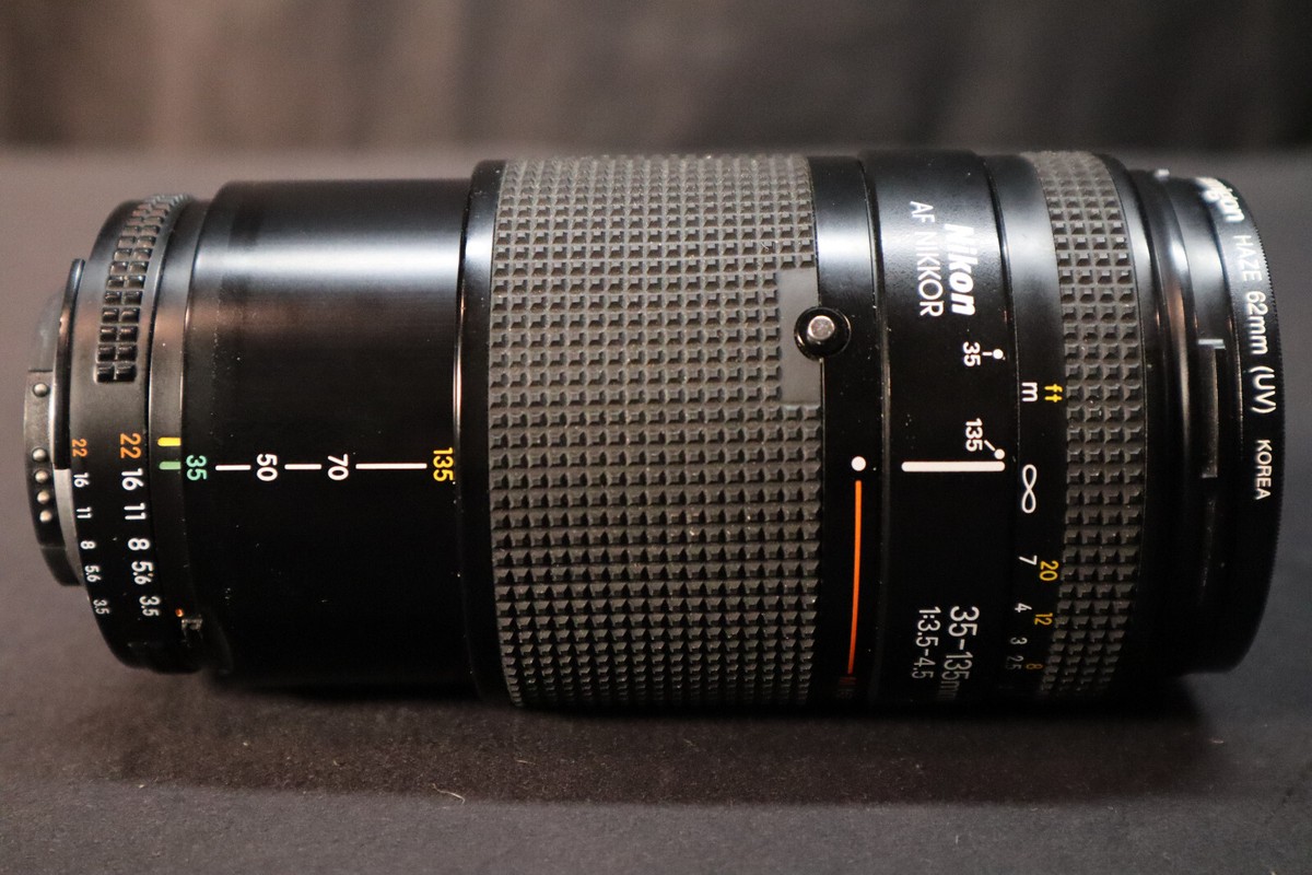 Nikon AF Nikkor 35-135mm 1:3.5-4.5 Zoom Lens With Caps | eBay