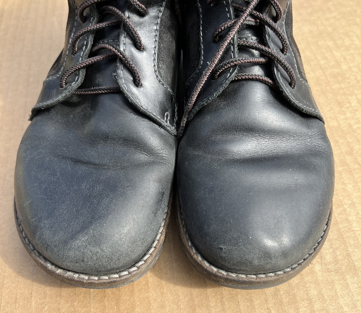 BIRKENSTOCK Lace Up GILFORD HIGH Black WOMEN'S ANKLE BOOTS LEATHER