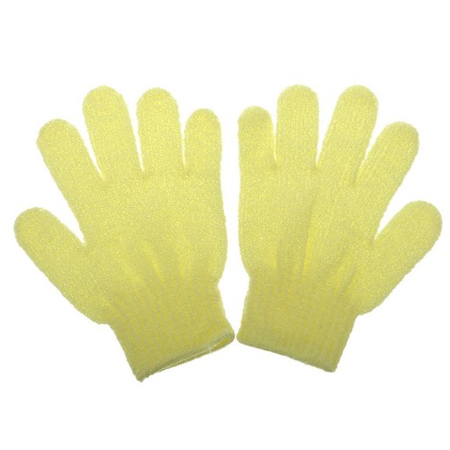 Pair Shower Bath Gloves Exfoliating Face Body Wash Spa Massage Scrub Scrubber - Picture 2 of 46