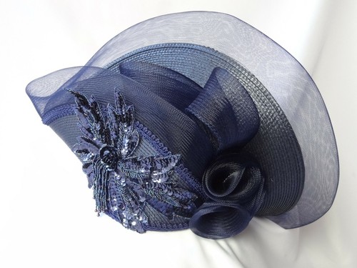 Women Embellished Derby Plume Church 