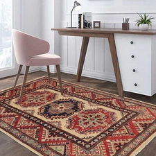 Oriental Handmade Afghan Rug Traditional Rug Antique Kazak Rug 2'6x3'9ft-G22689