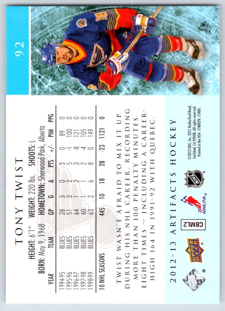 2012-13 Upper Deck Artifacts NHL Hockey Cards - U-Pick From List - Picture 185 of 201