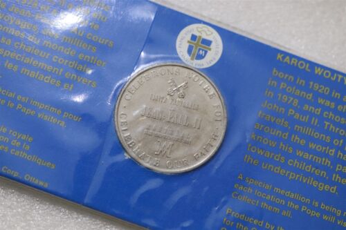 VATICAN CANADA JOHN PAUL II VISIT MEDAL MONTREAL 1984 B48 CG30 - Picture 3 of 4