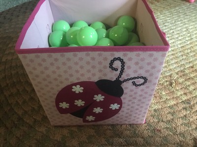 Foldable Kid Storage Cube New Lady Bug