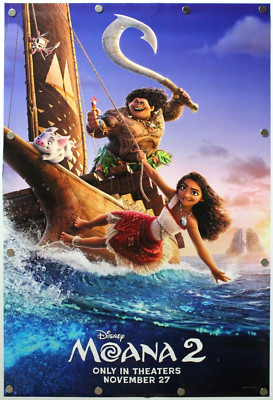 Moana 2 2024 Disney Double Sided Original Movie Poster 27