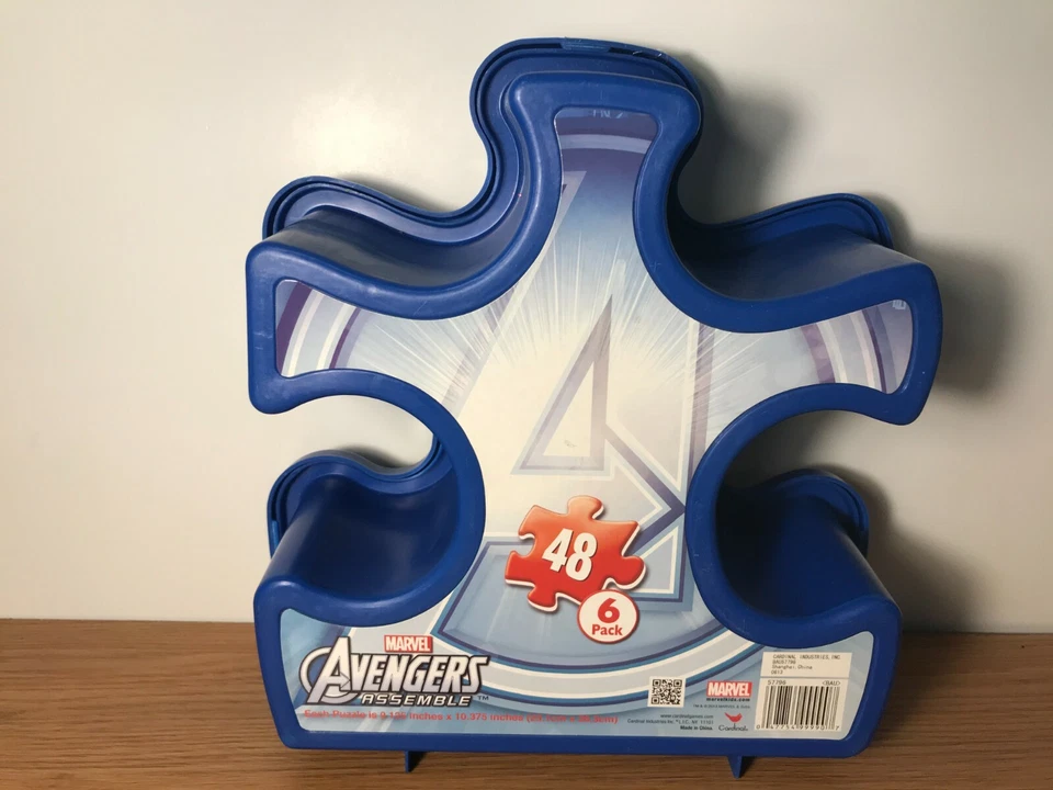 NUEVO EN CAJA ABIERTA: MARVEL AVENGERS 6 PUZZLES SELLADOS DE FÁBRICA EN ESTUCHE DE PLÁSTICO Foto 2 de 4