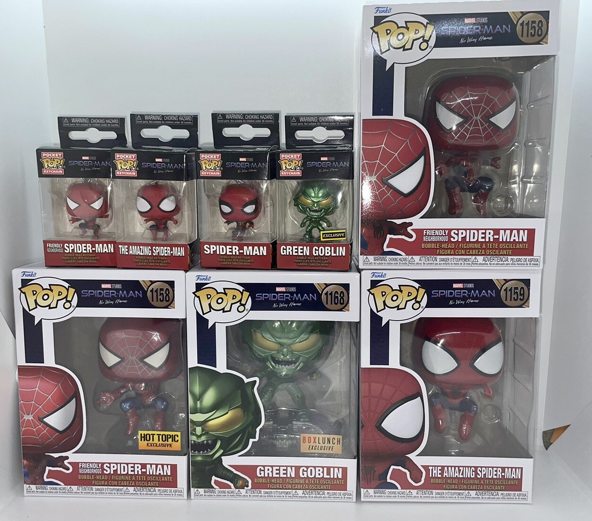 【開封品】 funko POP スパイダーマン 8点セット Funko Pop! Spider-man No Way Home Green Goblin Bundle Of 8