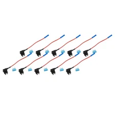 10Set Car Add-a-circuit Fuse TAP Adapter 15A Standard ATO ATC Blade Fuse Kit sf