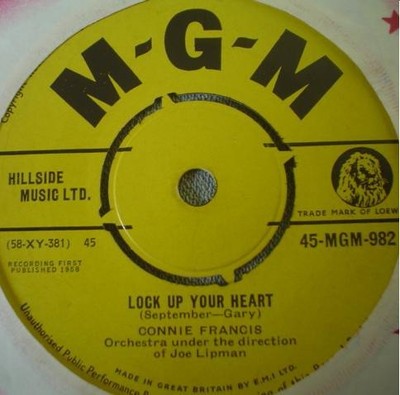 Connie Francis - Lock Up Your Heart (7'', Single)