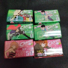 Lupin the Third Clorets 6-Piece Set - Fujiko Mine - Used Condition