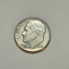1960 Roosevelt Dime 90% Silver US Mint Circulated Good Condition See Pics - 01