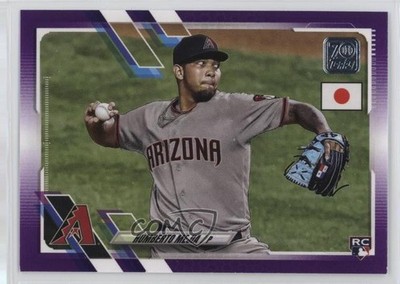 2021 Topps Japan Edition Purple 27/50 Humberto Mejia #196 Rookie RC 00hi