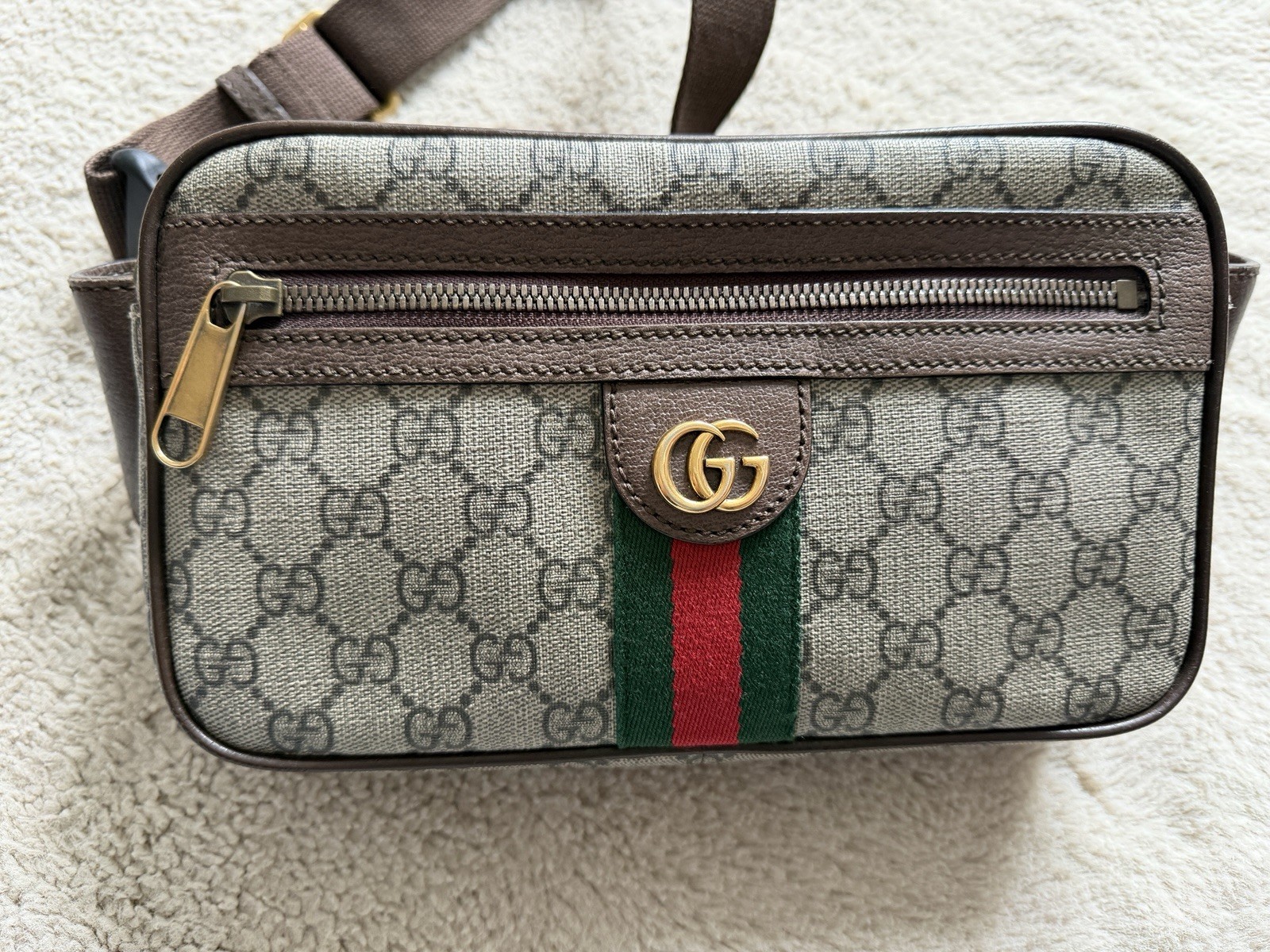 Gucci Ophidia belt bag GG supreme