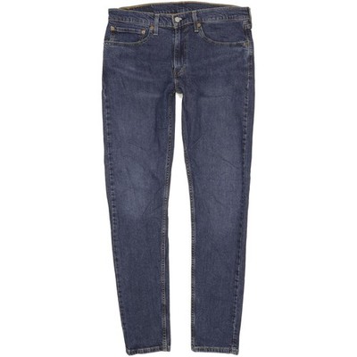 Levi's 512 Lo-Ball  Herren Blau Tapered Slim  Jeans W34 L33 (106181)