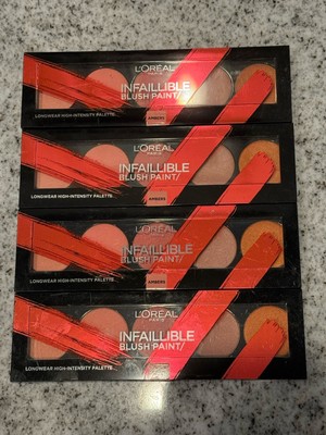 Lot of 4: L'Oreal Infaillible Blush Paint Palette Ambers