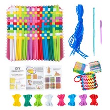 Weaving Loom Kit Easy Potholder Beginners DIY Crafts Kids Adults Creative Art