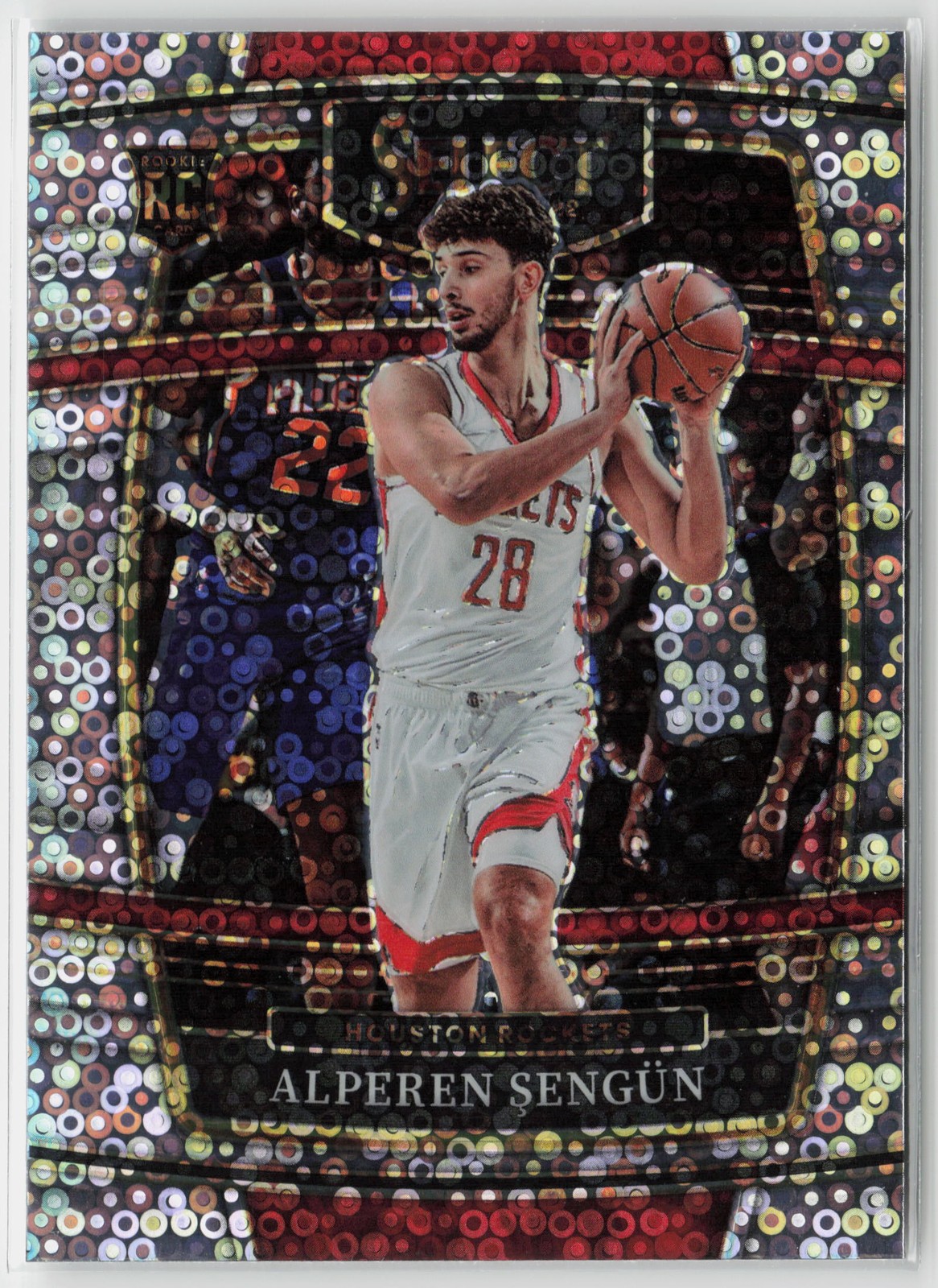 2021-22 Panini Select #19 Alperen Sengun Disco Prizms