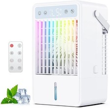 Portable Air Conditioner with Remote 1500ML, Portable Air Cooler Quiet Cooling